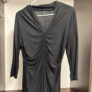 Ann Taylor 3/4 Sleeve Black Top Size Medium